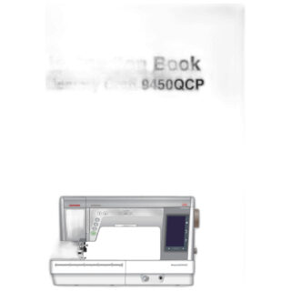 Instruction book for MC9450 sewing machine part or accessory