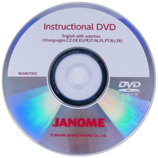 Instructional DVD sewing machine part or accessory For Janome Models: MC9400