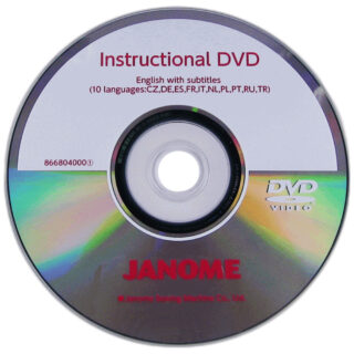 Instructional DVD sewing machine part or accessory Instructional DVD for 6700P