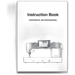 Instruction book (English) sewing machine part or accessory For Janome Models: CM8
