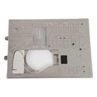 Professional grade needle plate HP sewing machine part or accessory 867803002 Professional grade needle plate HP
Use with: CM17, CM7, CM7si, CM8, CM6
Must be used in conjunction with HP Foot, part no. 865803006