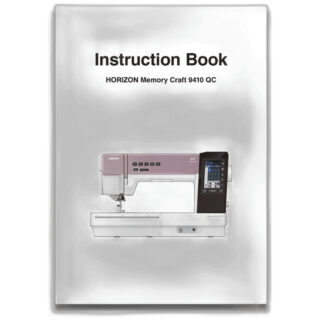 Instruction book (English) sewing machine part or accessory For Janome Models: 9410