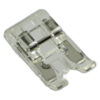 BH and Satin Stitch Foot (5mm) sewing machine part or accessory For dense zig-zag stitching. Bottom of foot is beveled for smooth delivery of thread when sewing decorative or satin stitches.     Additional part number:N/A   Use with: HD-1000, JA104, JA106, L108, L109, L110, 222A, COMBI 10, L352, L353, 360, 380, 381, 405, 415, 419S, 423S, 530, 531, 609, 611, 618&681, 609NH,619&692, 620, 621, 623, 625(old), 625FA, 626, 630, 631, 632, 639(Jem),  640, 641, 642, 651, 656, 684, 710&795FA, 802, 803, 10