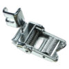 Roller Foot (low shank 5mm) sewing machine part or accessory Alternative to Ultraglide Foot. For more control, less friction when sewing on imitation leather, vinyl, elastic, velvet.           Additional part number:003940330000, 003200142001 (BP)  Use with: HD-1000, JA104, JA106, L108, L109, L110, 222A, COMBI 10, L352, L353, 360, 380, 381, 405, 415, 419S, 423S, 530, 531, 609, 611, 618&681, 609NH,619&692, 620, 621, 623, 625(old), 625FA, 626, 630, 631, 632, 639(Jem),  640, 641, 642, 651, 656, 684