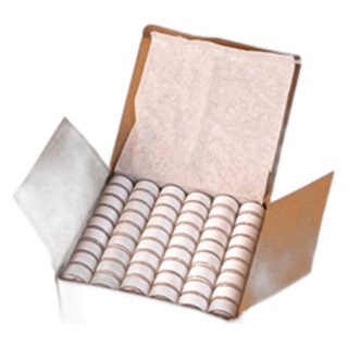 Bulk Bobbins (White 108/box) sewing machine part or accessory Hilos Iris Spun Poly 60/2" Use with: All Janome top and front load models EXCEPT HD9, HD9V2, HD9v2BE, MB4, 1600P, 1600P-QC, 1600P-DB, 1600P-DBX