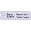QM40133 Presser Bar Height Feeler Gauge REV.A for setting the hopping foot height QMPRO sewing machine part or accessory