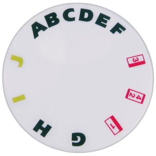 SELECT DIAL INDICATED PLATE sewing machine part or accessory For Janome Models: 7306