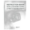 INSTRUCTION BOOK FOR HF3022(E/S/F) sewing machine part or accessory For Janome Models: 3022