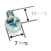 Set Screw sewing machine part or accessory For Janome Models: 104, 106, 108, 110, 2040, 3022, 4048/8048/HF8048, 4612TM, 4623LE, 509, 521, 525S, 625E, 662, 7061NX, 712T, 7318, 7330, 888 COMPULOCK, AQS2009, AQS2009, DC2007LE, DC3018, DC3050, DC4030, DE5018, DE5024, DE5124, FM725, HF3000, HF5024, HF8077, HT2008, JEM GOLD 2/661, Jem Gold III, Jem Gold Plus, JEM GOLD/660, JP720, JP760, L-344, MC2400, MC3000, MC3500, MC4000, MC4400, MC4800, MC4800QC, MC4900, MC5000, MC5200, MC5200, MC5700, MC8100, ME4