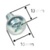 Set Screw 4x10 MOTOR-9 8 4 41 sewing machine part or accessory For Janome Models: 1000CP, 1000CPX, 1000CPX, 104, 106, 108, 110, 1100D, 1100D, 1100D, 1110DX, 1200D, 1200D, 134D, 1600P, 1600P-DB, 1600P-DBX, 1600P-QC, 1600P-QC, 2040, 204D, 3022, 3160QDC, 334, 360, 380 & 381, 4048/8048/HF8048, 434D, 4612TM, 534, 534D, 634D, 644D, 7034D, 7034D, 7061NX, 734D, 744D, 888 COMPULOCK, 9002D, 900CP, DC2007LE, DC3018, DC3050, DC4030, HF3000, HF3434D, HF3434D, HF504D, HF8077, HF9102D, L-344, L-392, L-393, MB-
