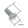 Set Screw sewing machine part or accessory For Janome Models: 104, 106, 108, 110, 360, 380 & 381, 4612TM, 609, COMBI-10, L-344, L-352, L-392, L-393, TB12