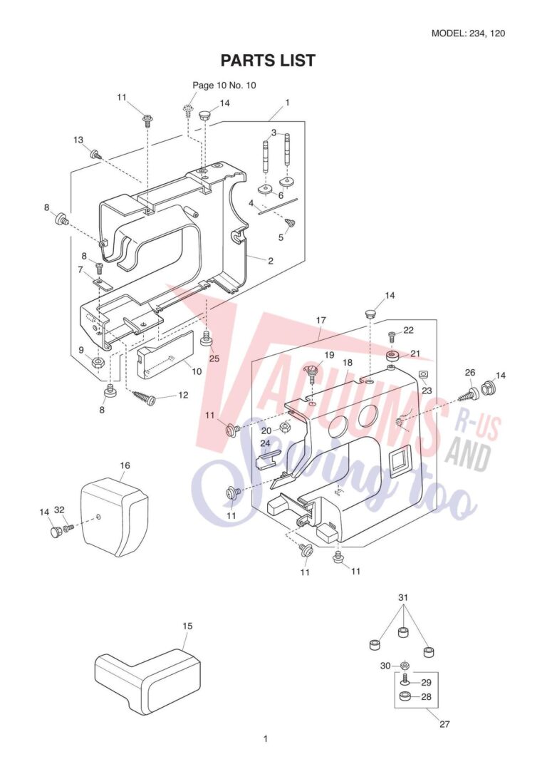 Janome 234 schematic page 2 preview