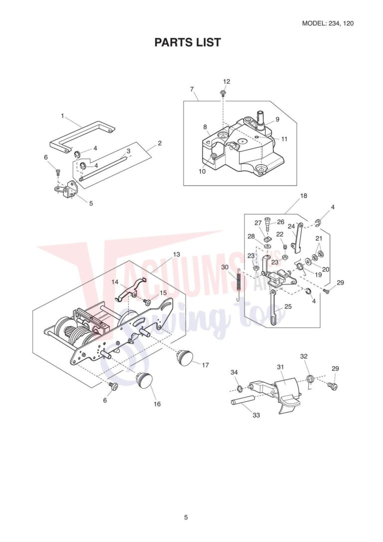 Janome 234 schematic page 6 preview