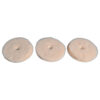 Electrolux/Aerus 3/set Lambswool Pads W/snaps/ To Fit Lux Pol/shamp