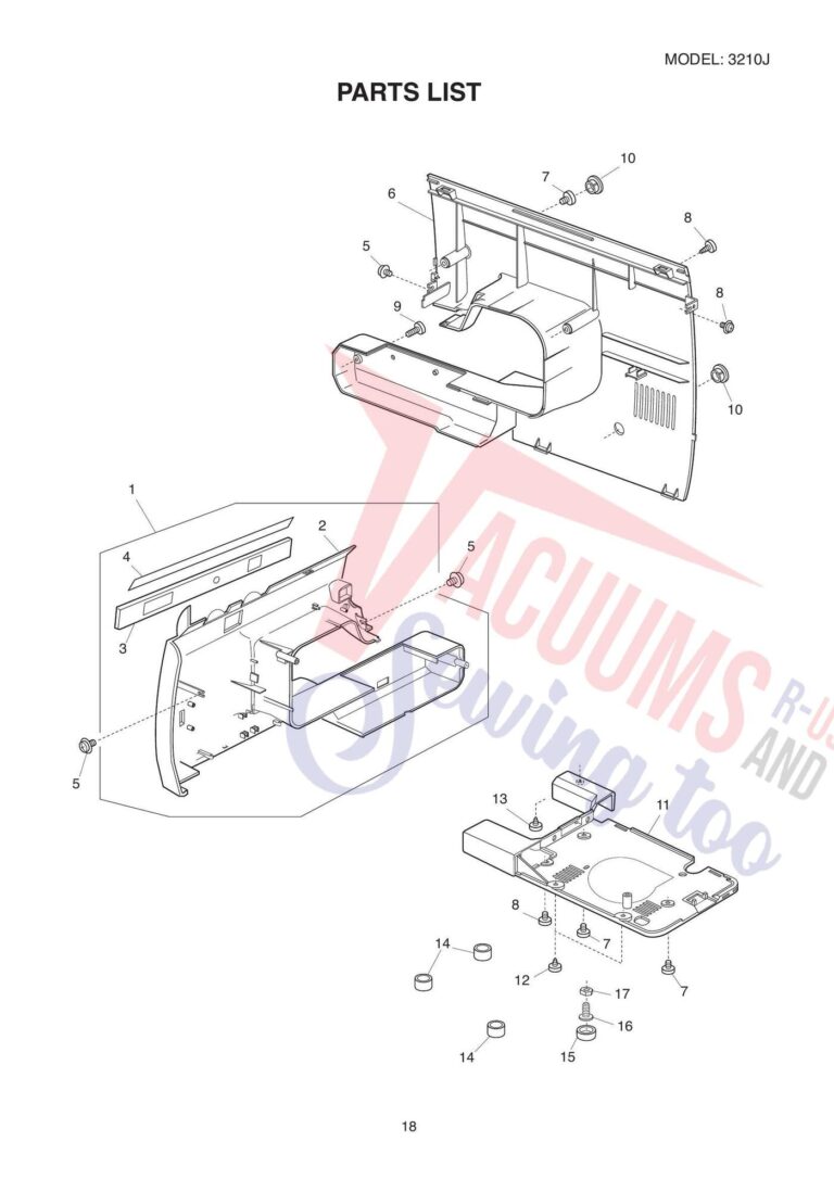 Elna 3210j 3210 schematic page 3 preview