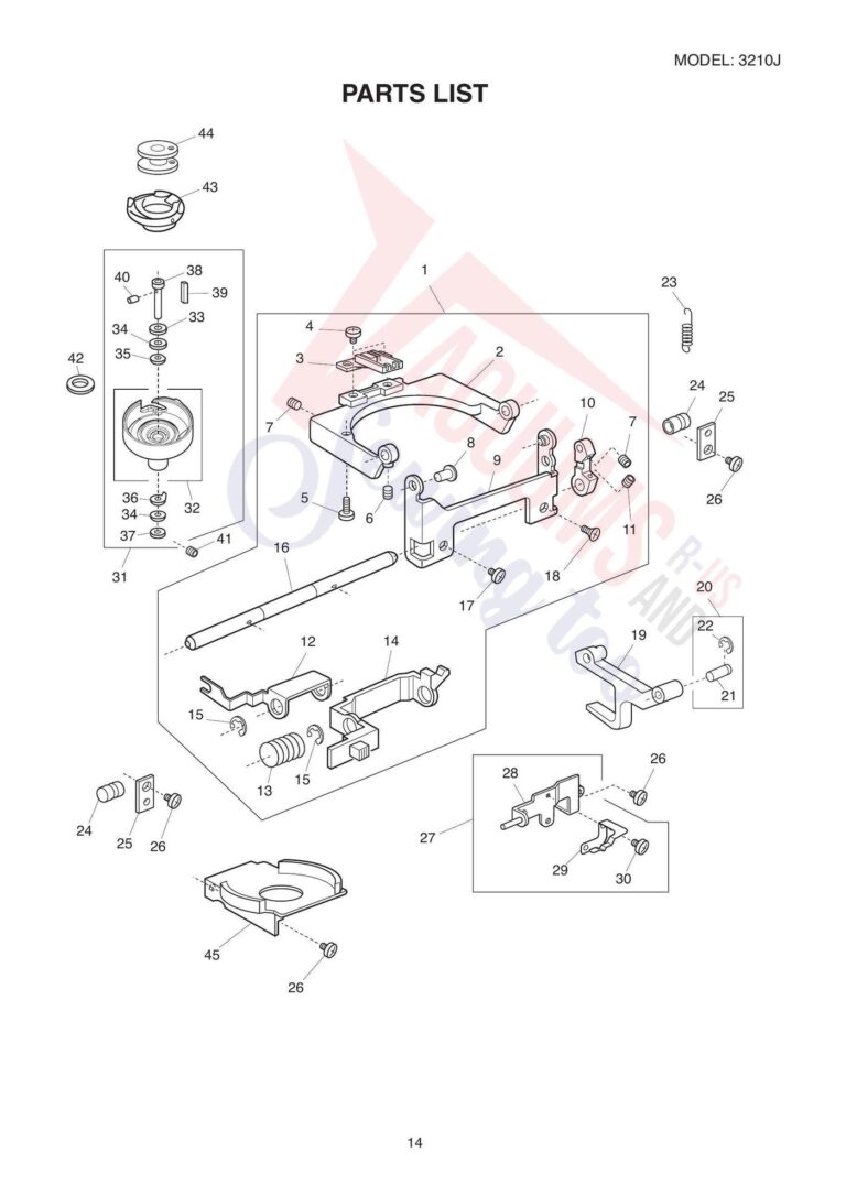 Elna 3210j 3210 schematic page 12 preview