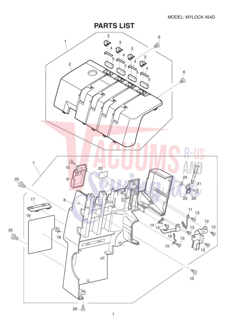 Janome My Lock 454D schematic page 4 preview