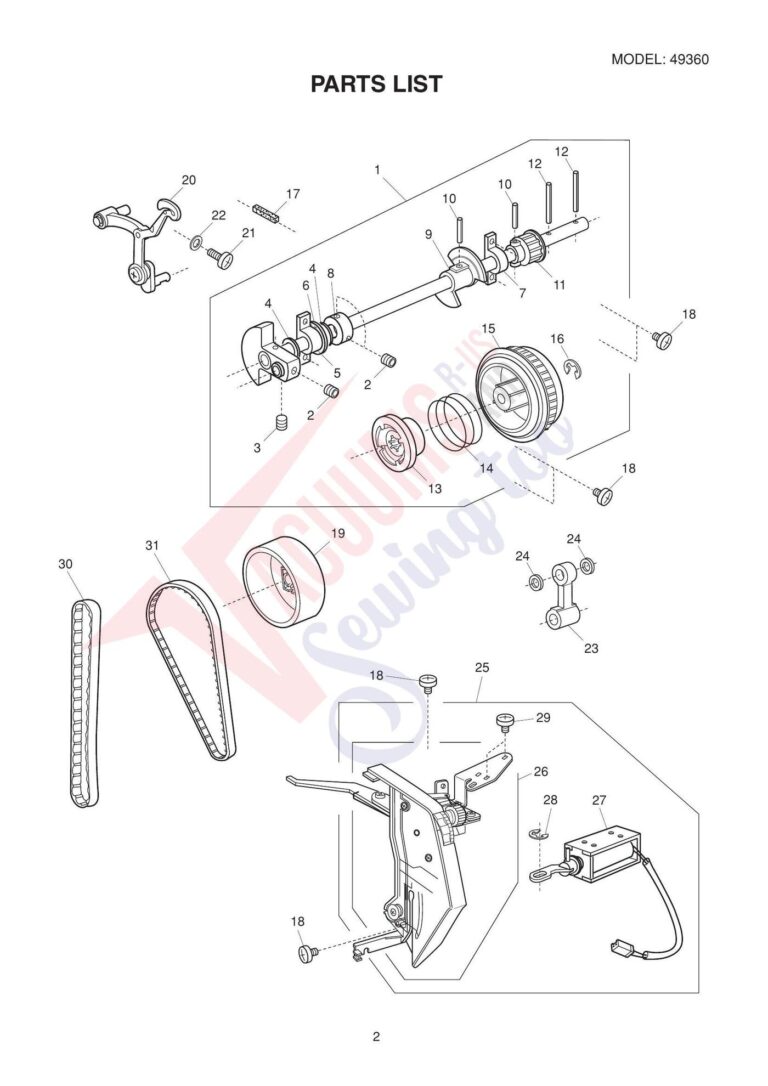 Janome 49360 schematic page 1 preview