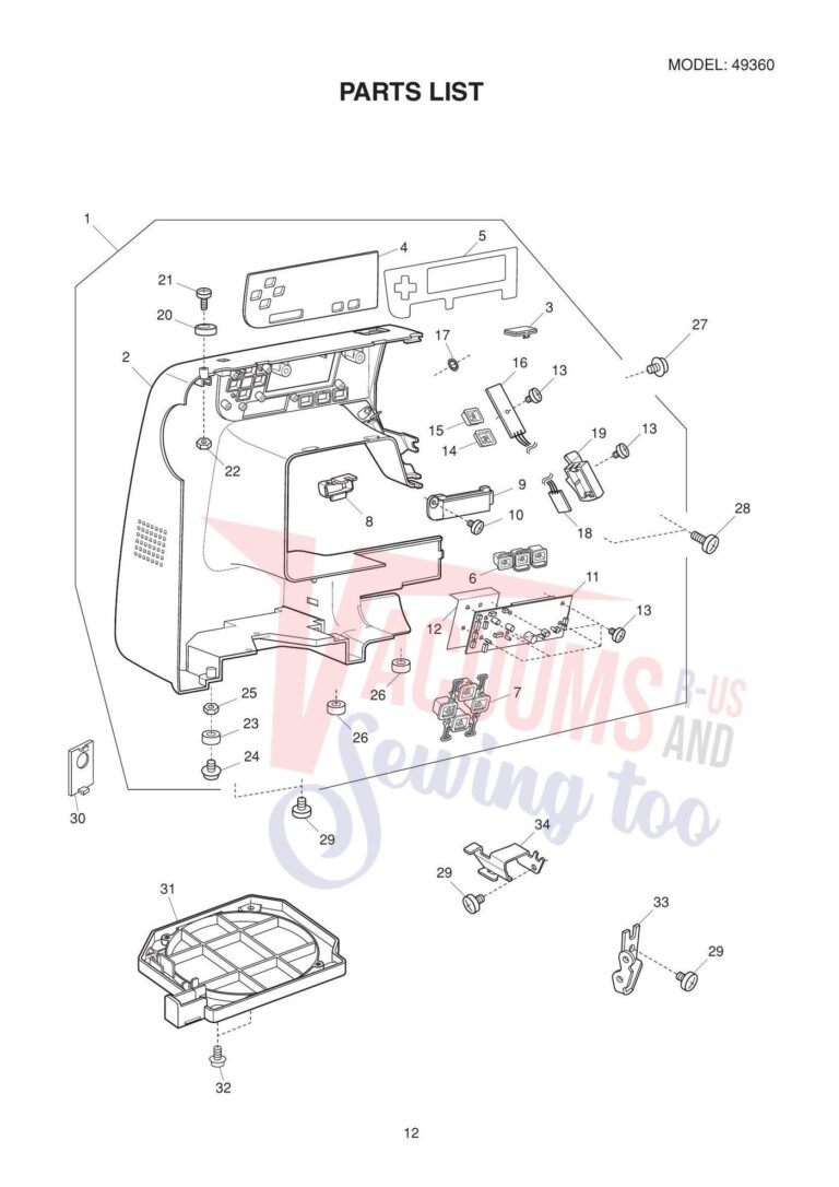 Janome 49360 schematic page 6 preview
