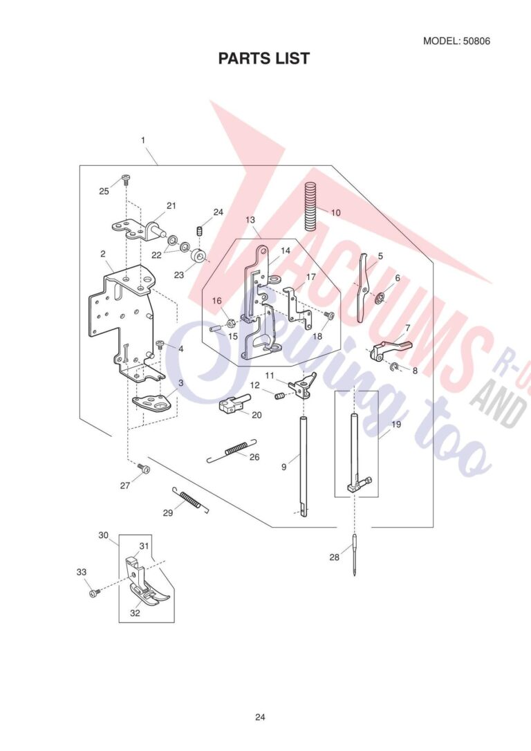 Janome Mod 11 schematic page 2 preview