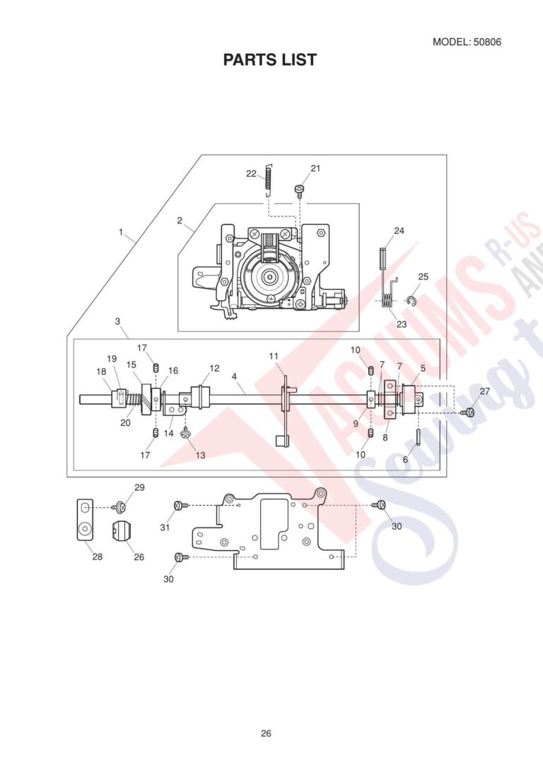 Janome Mod 11 schematic page 3 preview
