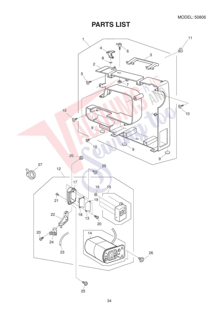 Janome Mod 11 schematic page 7 preview