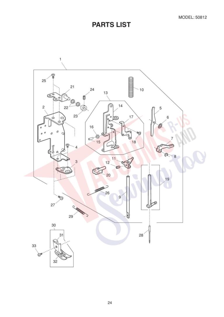 Janome Mod 15 schematic page 2 preview