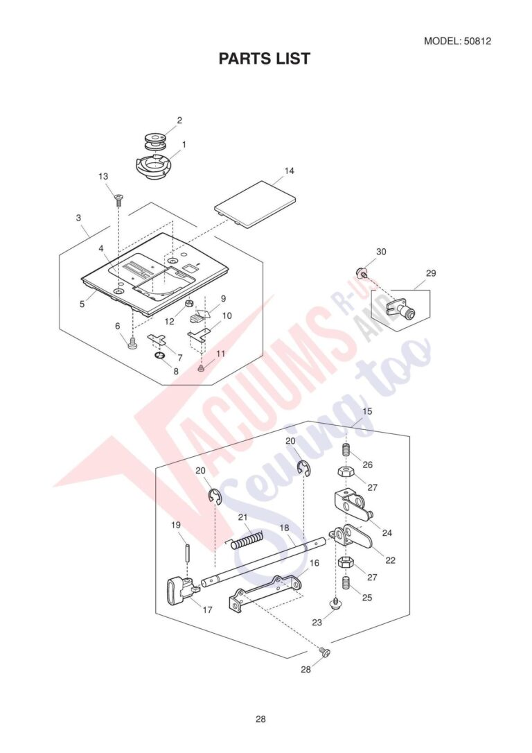 Janome Mod 15 schematic page 4 preview