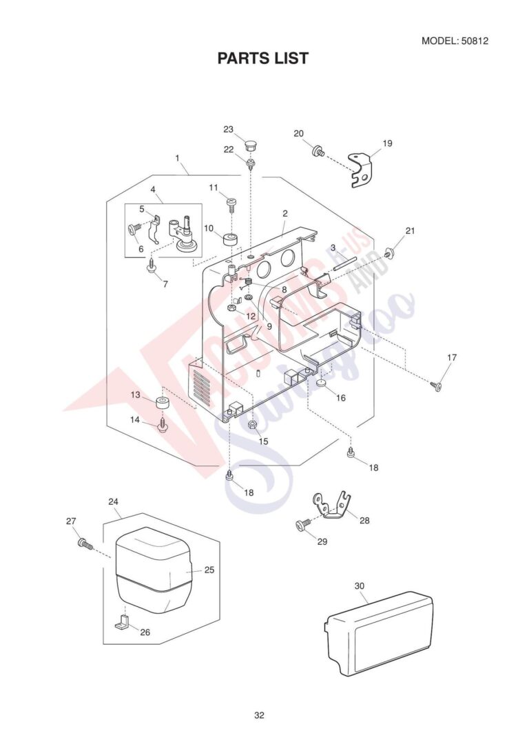Janome Mod 15 schematic page 6 preview