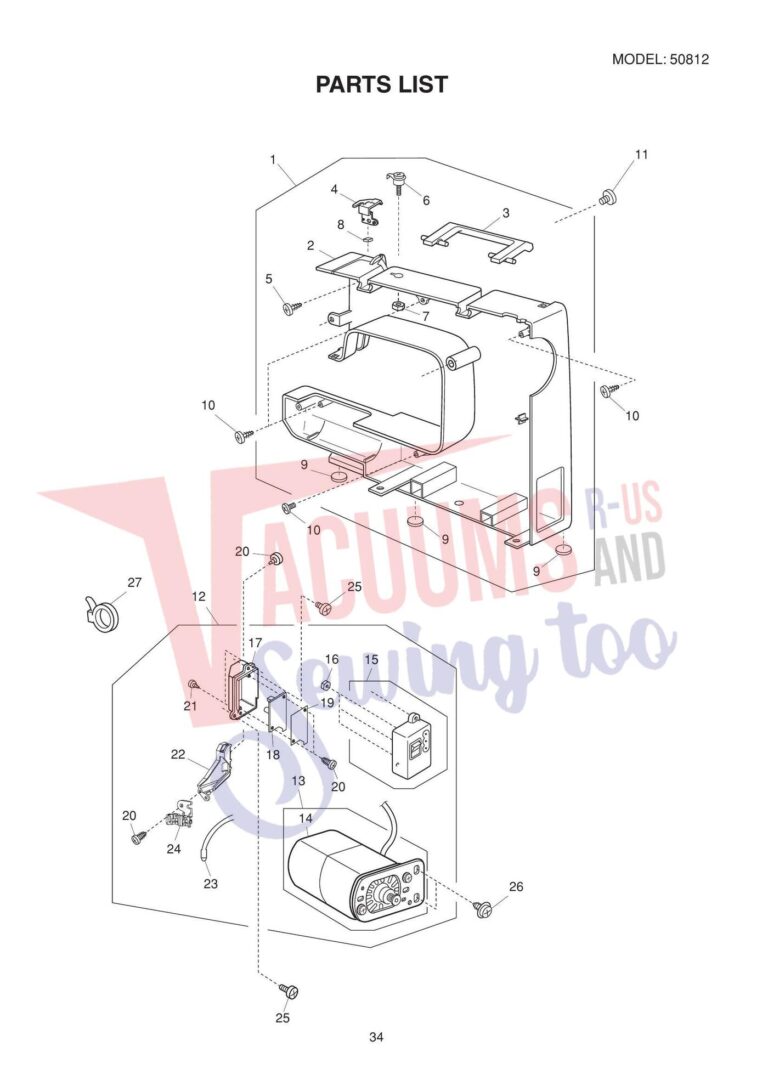 Janome Mod 15 schematic page 7 preview