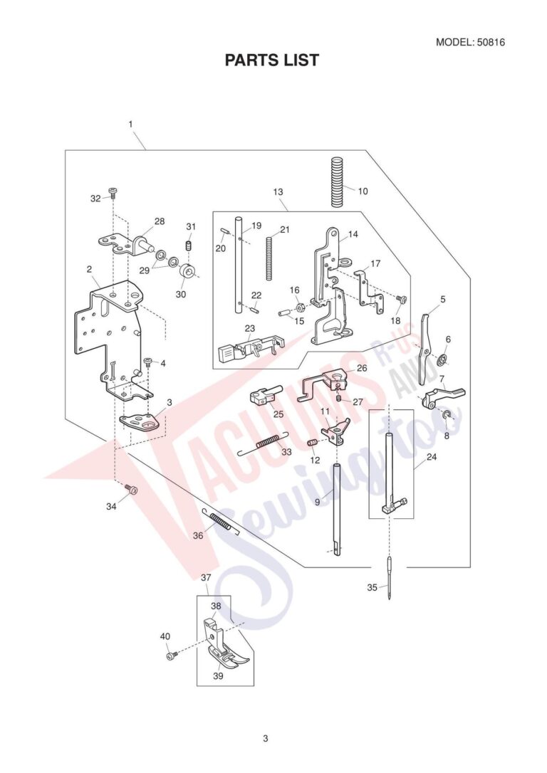Janome Mod 19 schematic page 2 preview