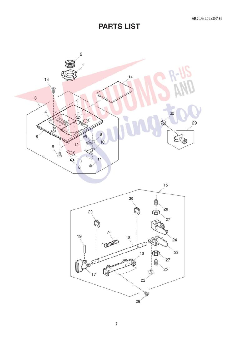Janome Mod 19 schematic page 4 preview