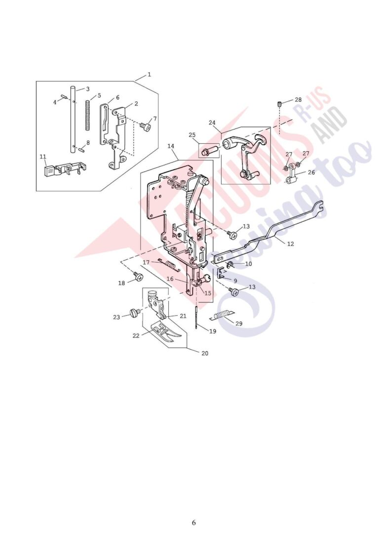 Janome 661 schematic page 4 preview