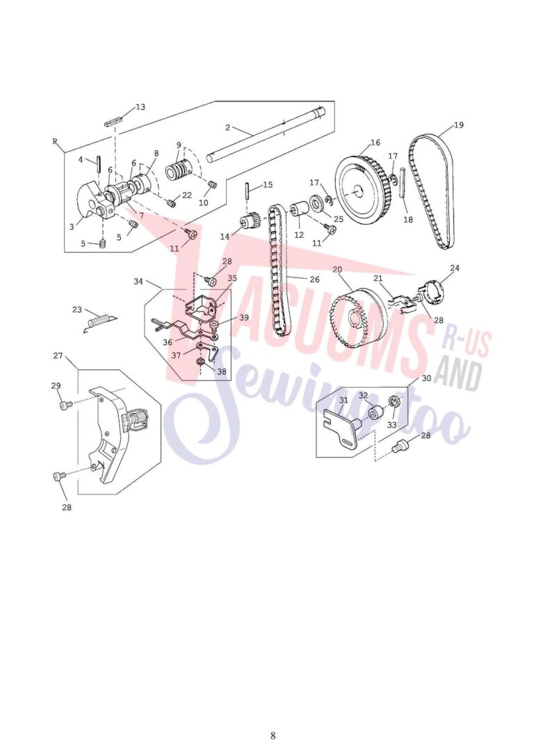 Janome 661 schematic page 5 preview