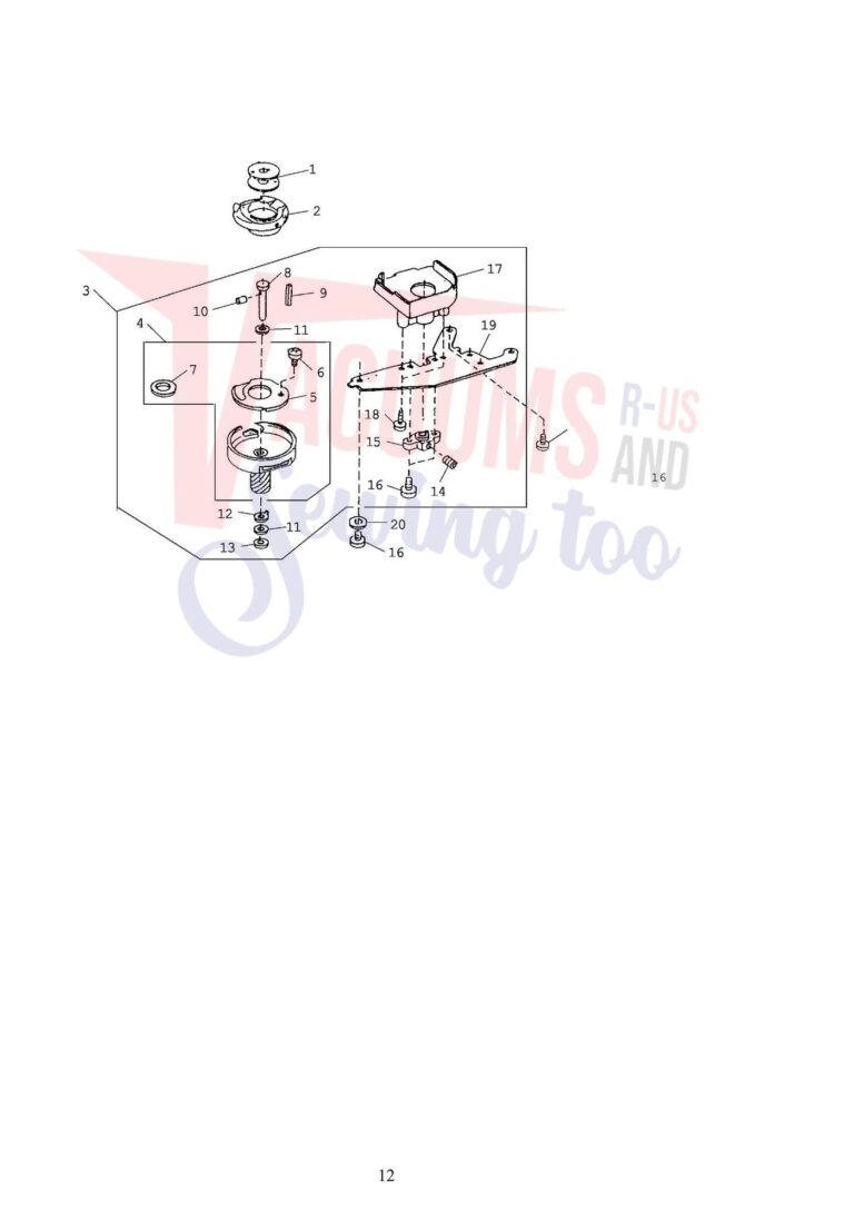 Janome 661 schematic page 7 preview