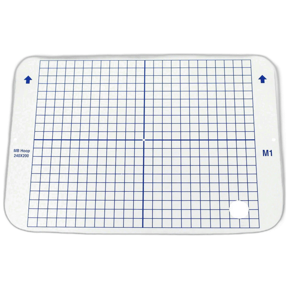 Genuine Janome/Elna Template (240mm x 200mm) For: MB4 M1 Hoop, part# 770807003, MB4N