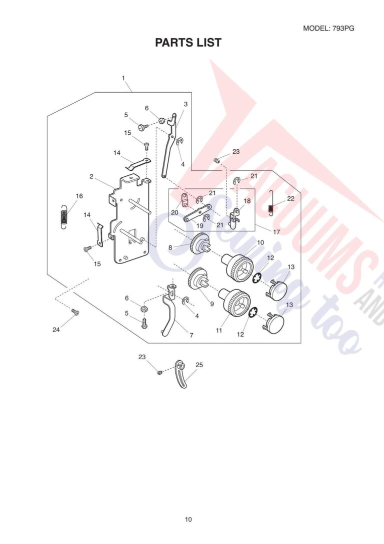 Janome 793pg schematic page 2 preview