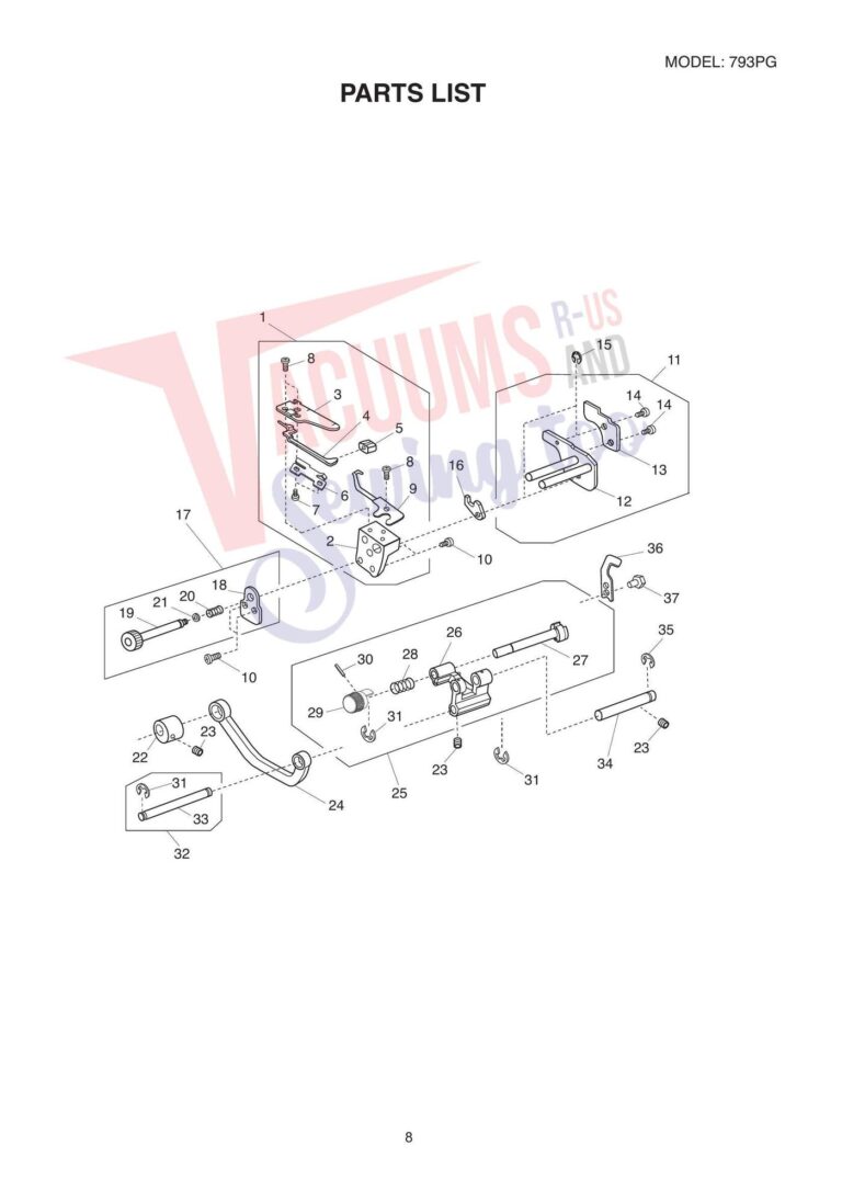Janome 793pg schematic page 11 preview