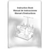 Genuine Janome/Elna Instruction book (Eng,Span,Fr)  For: EASYCOVER V3