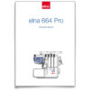 Genuine Janome/Elna Instruction book (English/French/German)  For: EL664P V2