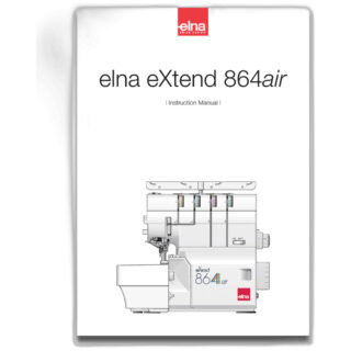 Genuine Janome/Elna Instruction manual For: EL864