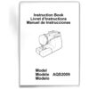 Genuine Janome/Elna Instruction book (E/S/F)  For:  AQS2009