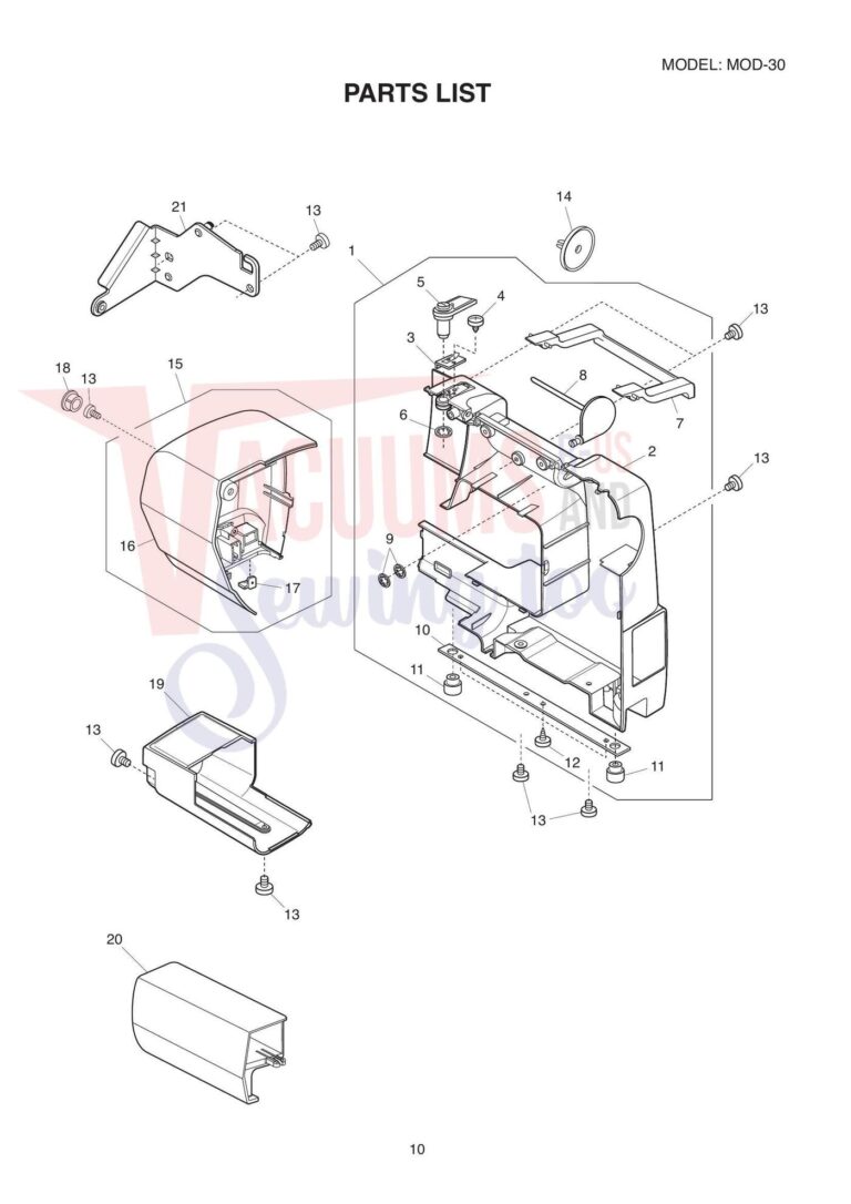 Janome 81030dc schematic page 5 preview