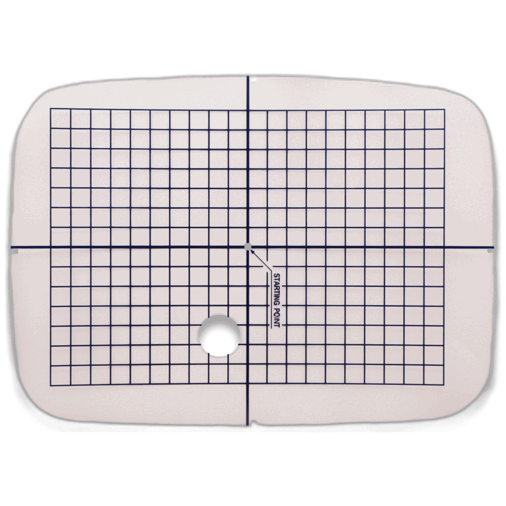 Genuine Janome/Elna Template Unit (200mm X 140mm) For: B hoop, part# 850802010 (MC10001, MC10000, MC9700, MC9500, MC350E, MC300E)