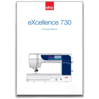 Genuine Janome/Elna Instruction book (English) For: EL730