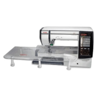 Genuine Janome/Elna Acrylic table (w/Legs) for MC12000 THIS IS THE TABLE ONLY. PLEASE ORDER LEGS SEPERATELY, PART NUMBER 859867009 An extension table fits snugly against your sewing machine, giving you a much larger work surface. Extension tables provide extra support for your sewing and quilting projects.  All Janome Tables: 770814003: Resin Table for MB4 (17" x 15.5") 860401005: Resin Clothsetter Table for MC11000 Special Edition, MC11000 (24" x 15.5") 494701300: Janome Industrial Cabinet for