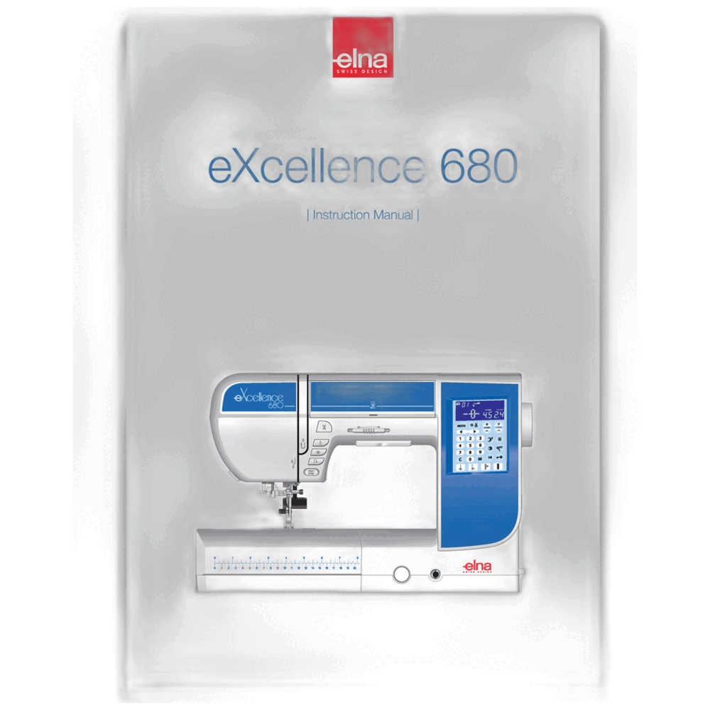 Genuine Janome/Elna Instruction book (English) For: EL680