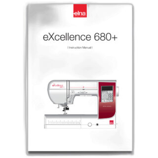Genuine Janome/Elna Instruction book (English) For: EL680PLUS