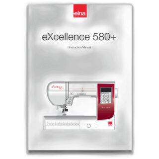 Genuine Janome/Elna Instruction book (English) For: EL580PLUS