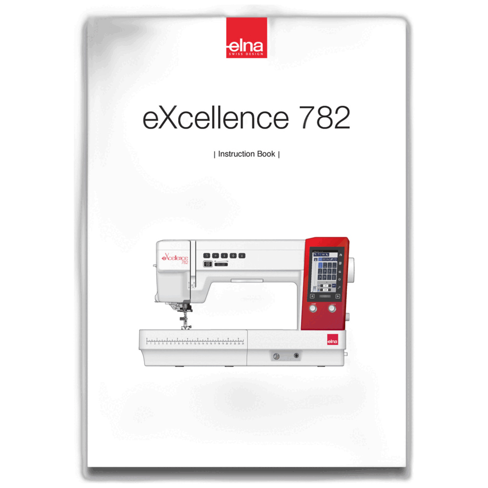 Genuine Janome/Elna Instruction book (English) For: EL782